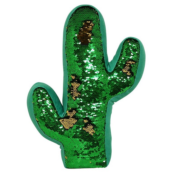 Brentwood Other - Brentwood Pillow Cactus Flip Sequin Throw